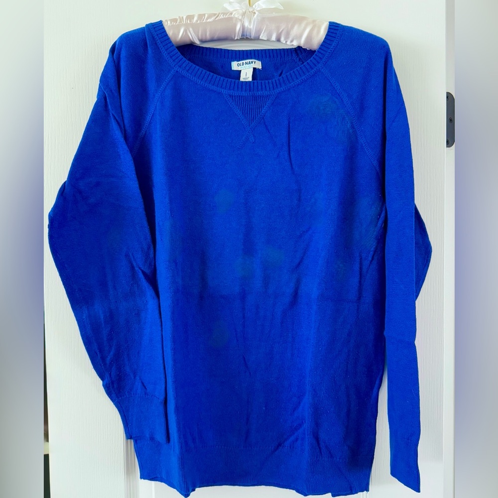 Lightweight Crewneck Old Navy Sweater - Bright Blue